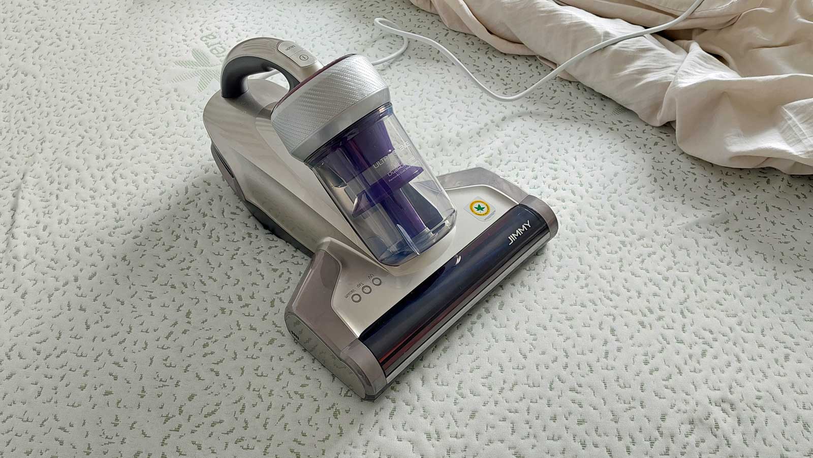 Power Clean UV aspiramaterassi ad azione combinata con raggi ultravioletti aspira e sterilizza il letto materassi divani cuscini senza sacco con filtro HEPA aspira materassi aspiramaterasso ACB-132 