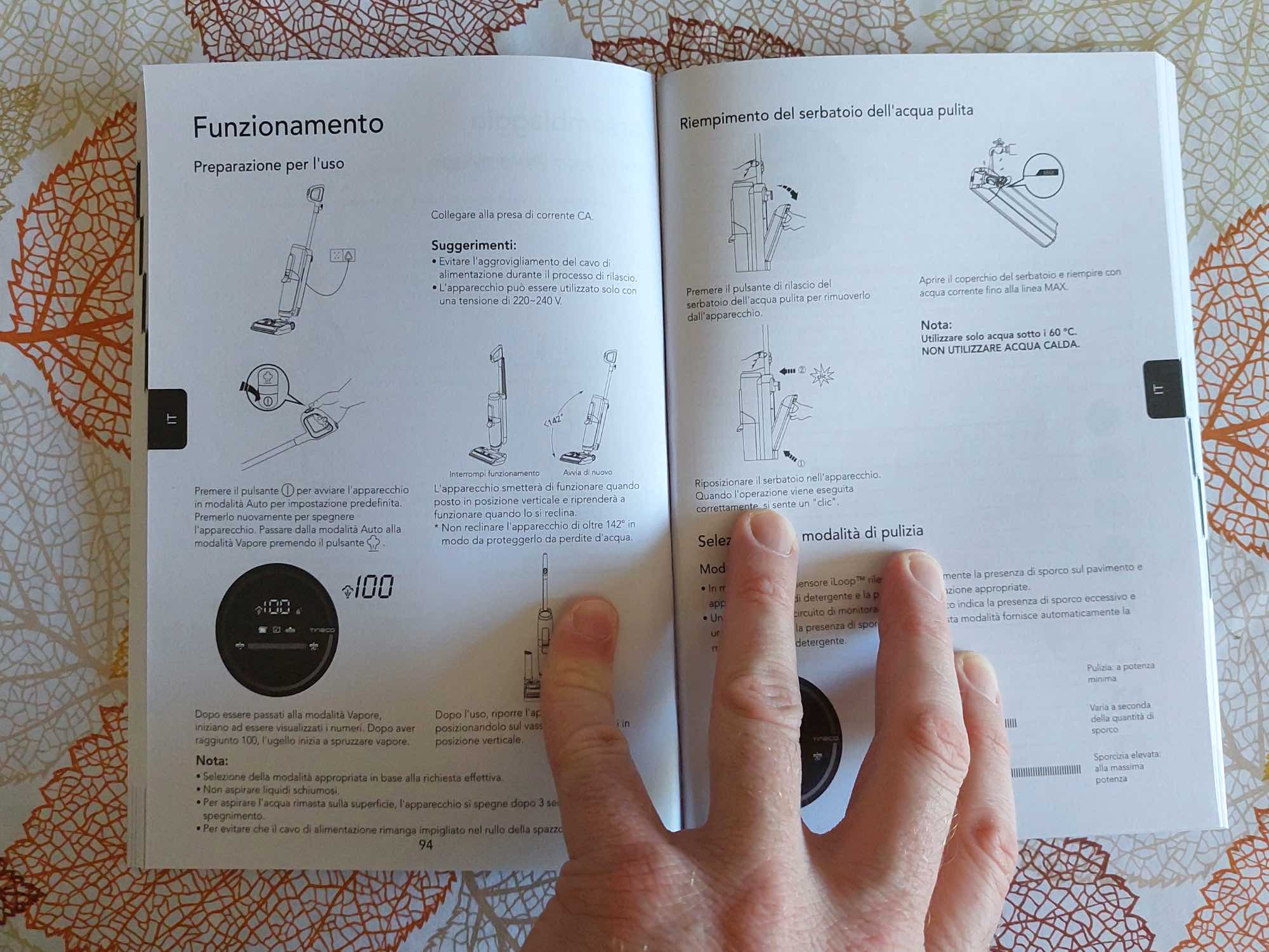 Manuale in italiano Manuale in italiano